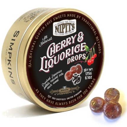 Simpkins Nipits: Cherry & Liquorice Drops