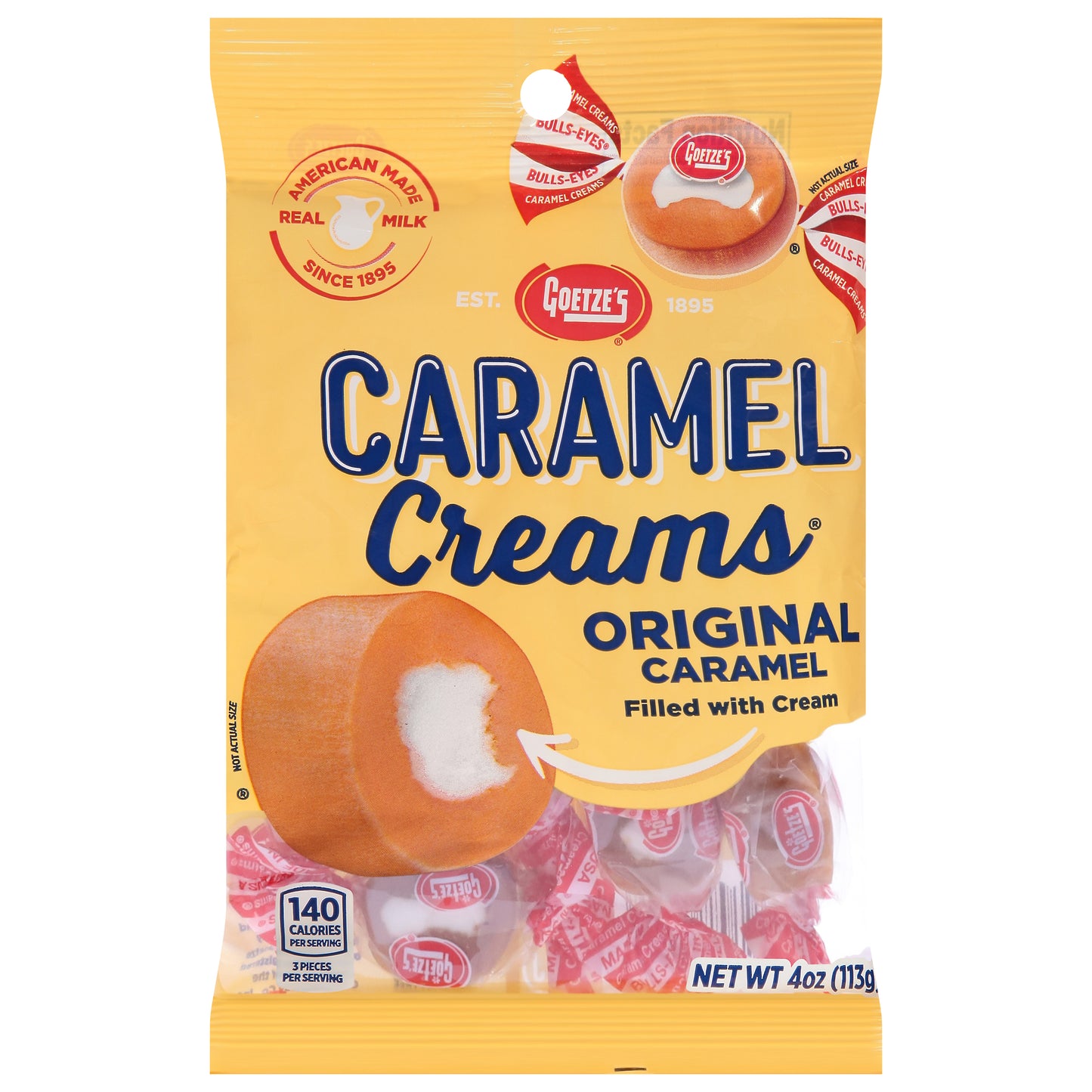 Goetze's Caramel Creams Original - 4oz Bag