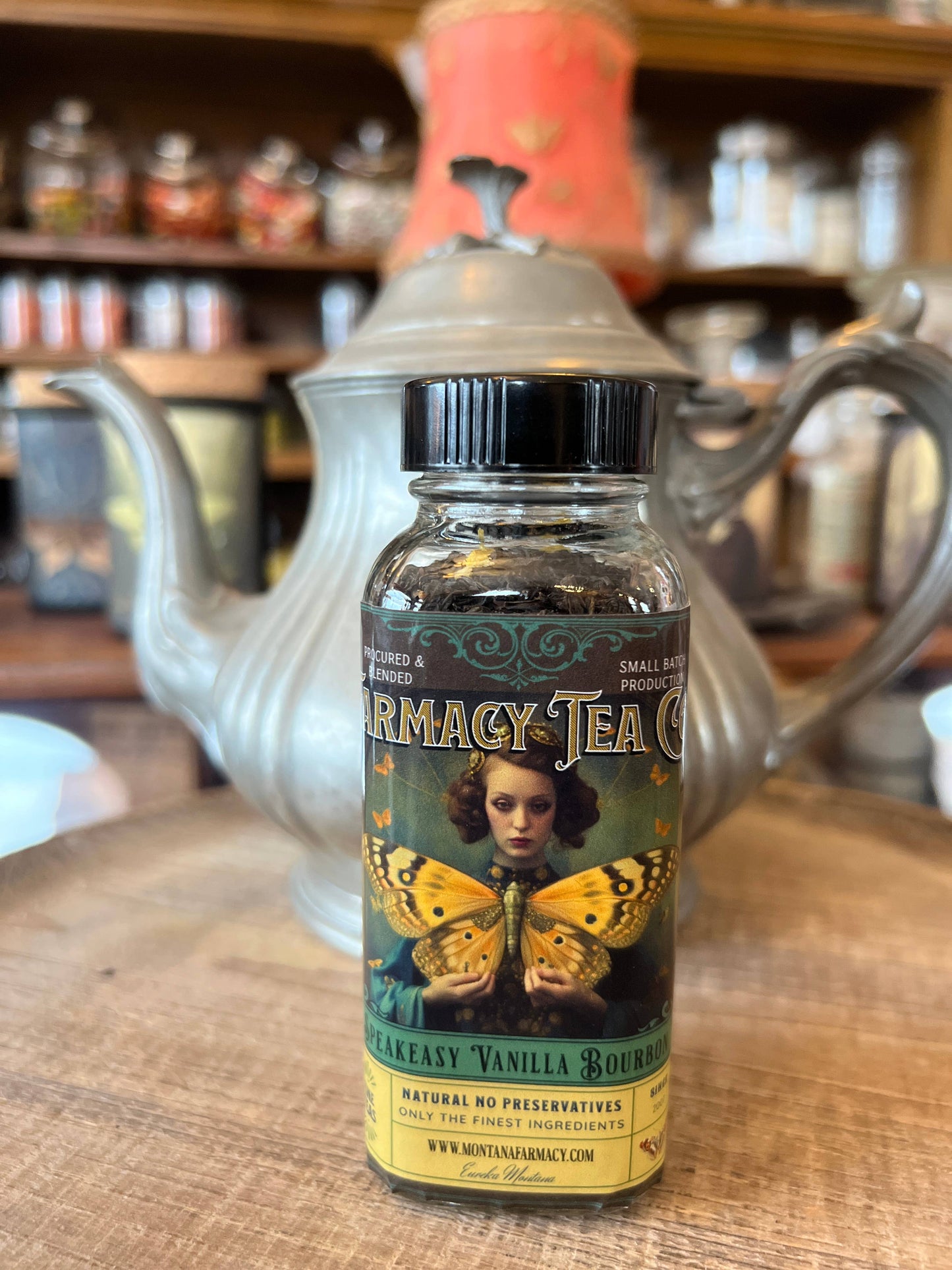 Speakeasy Tea Vanilla Bourbon deep black tea Vintage Vibe