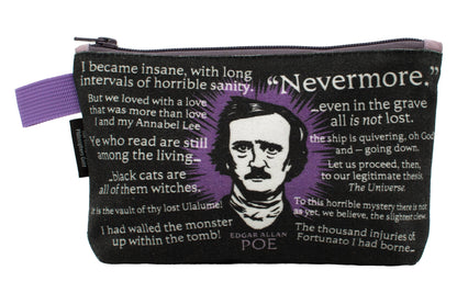 Edgar Allan Poe Zipper Bag