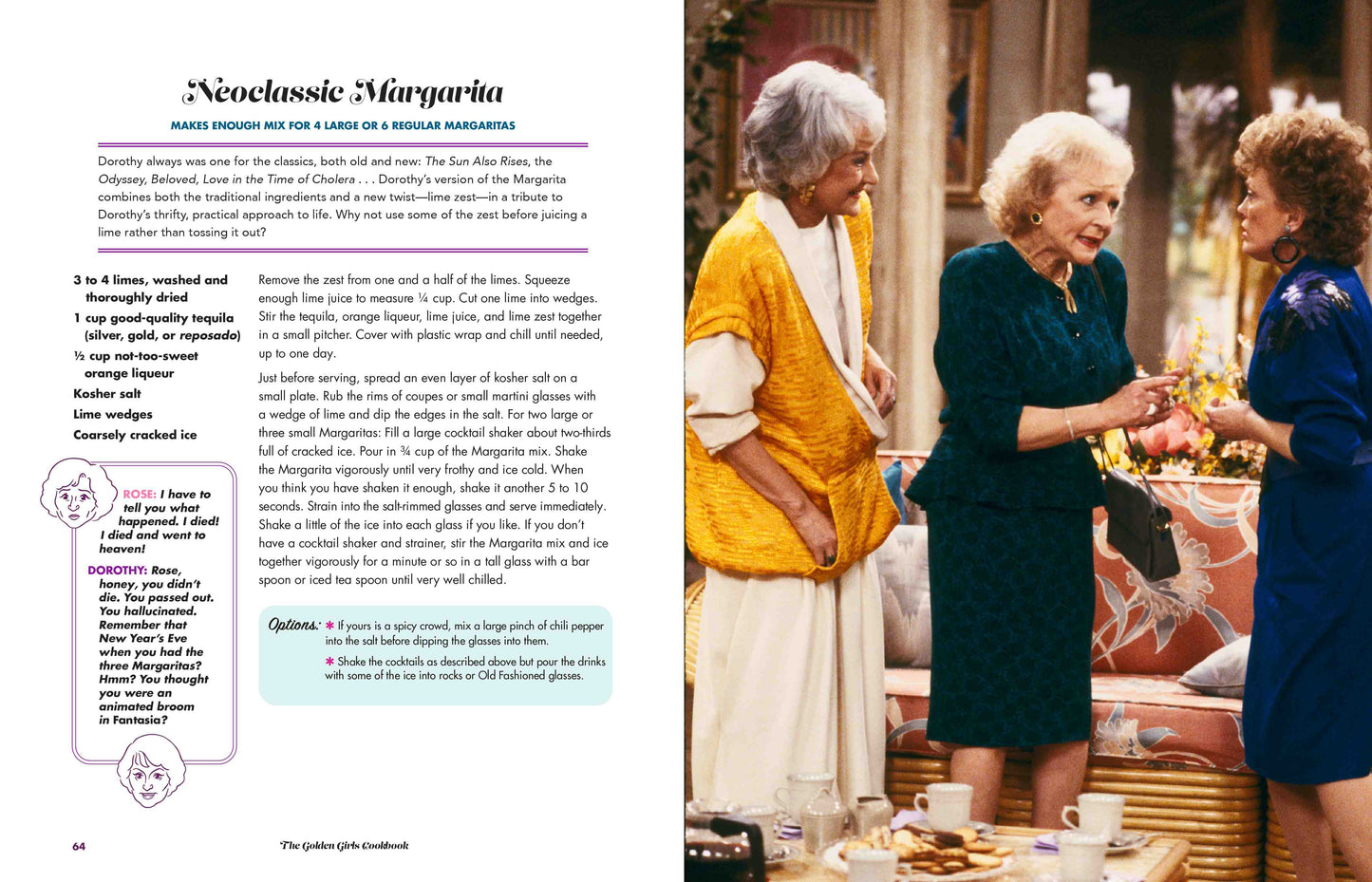 The Golden Girls Cookbook: Cheesecakes and Cocktails!