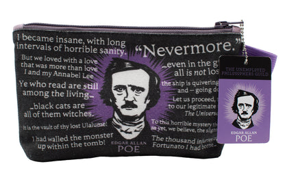 Edgar Allan Poe Zipper Bag