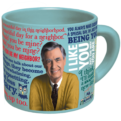 Mister Rogers Heat-Changing Coffee Mug