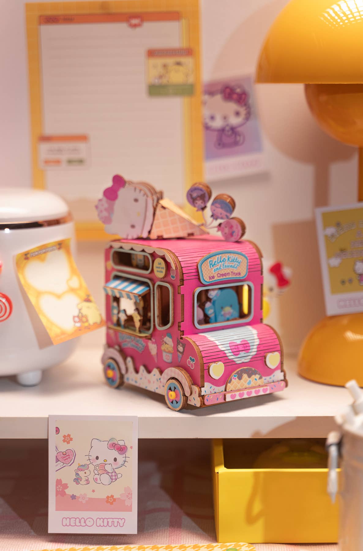 Hello Kitty® And Friends Wooden Music Box: Ice Cream Truck