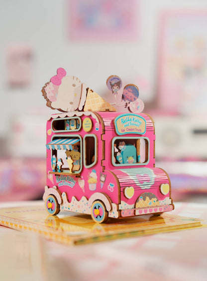 Hello Kitty® And Friends Wooden Music Box: Ice Cream Truck