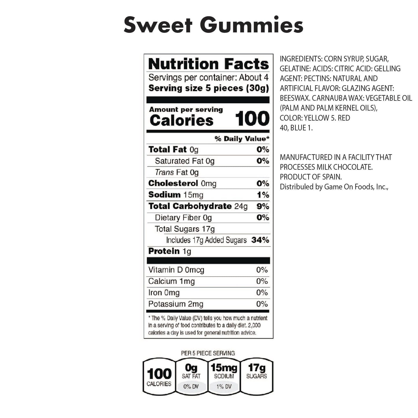 Ohio State Buckeyes Gummies 4.5oz