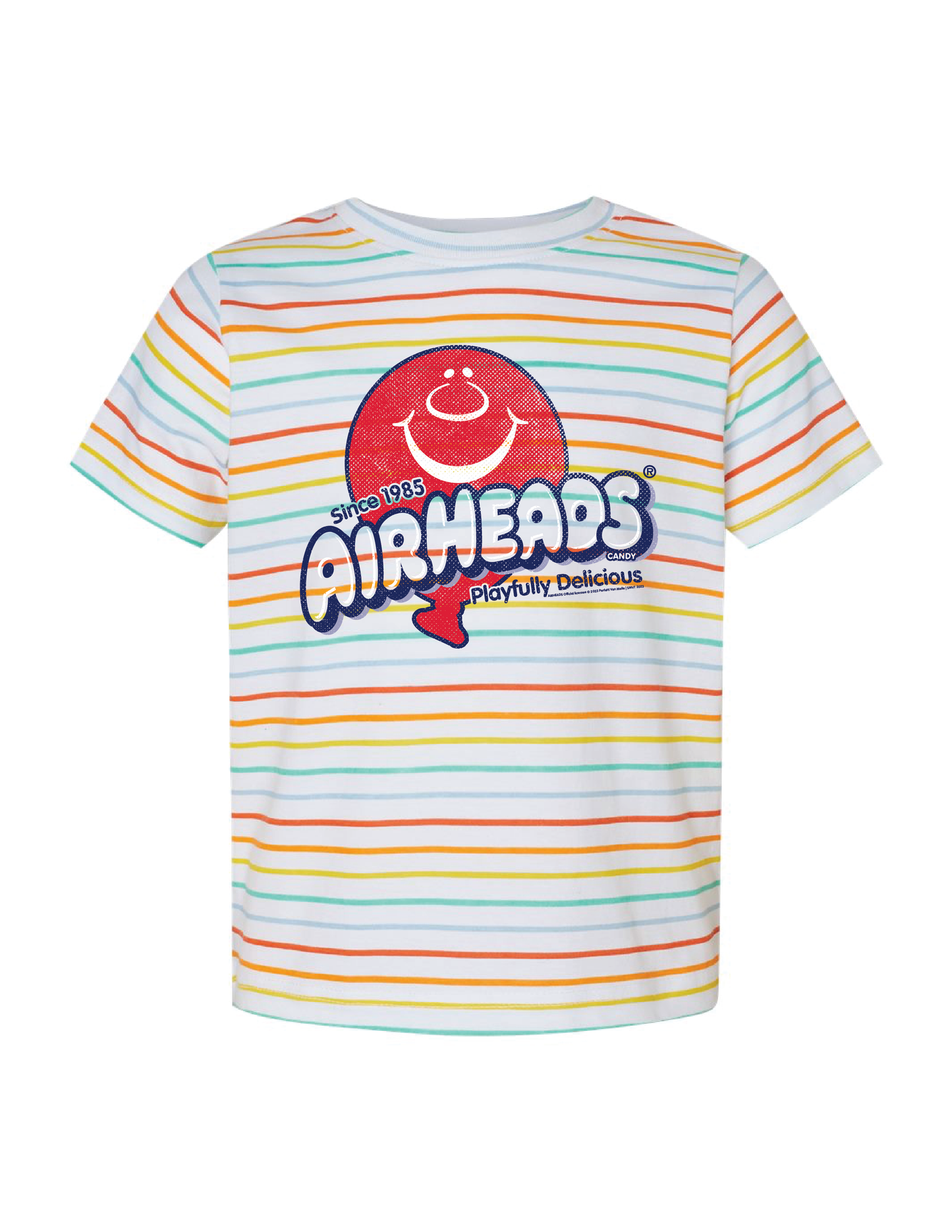 Toddler Airheads Playfully Delicious Striped Graphic Tee