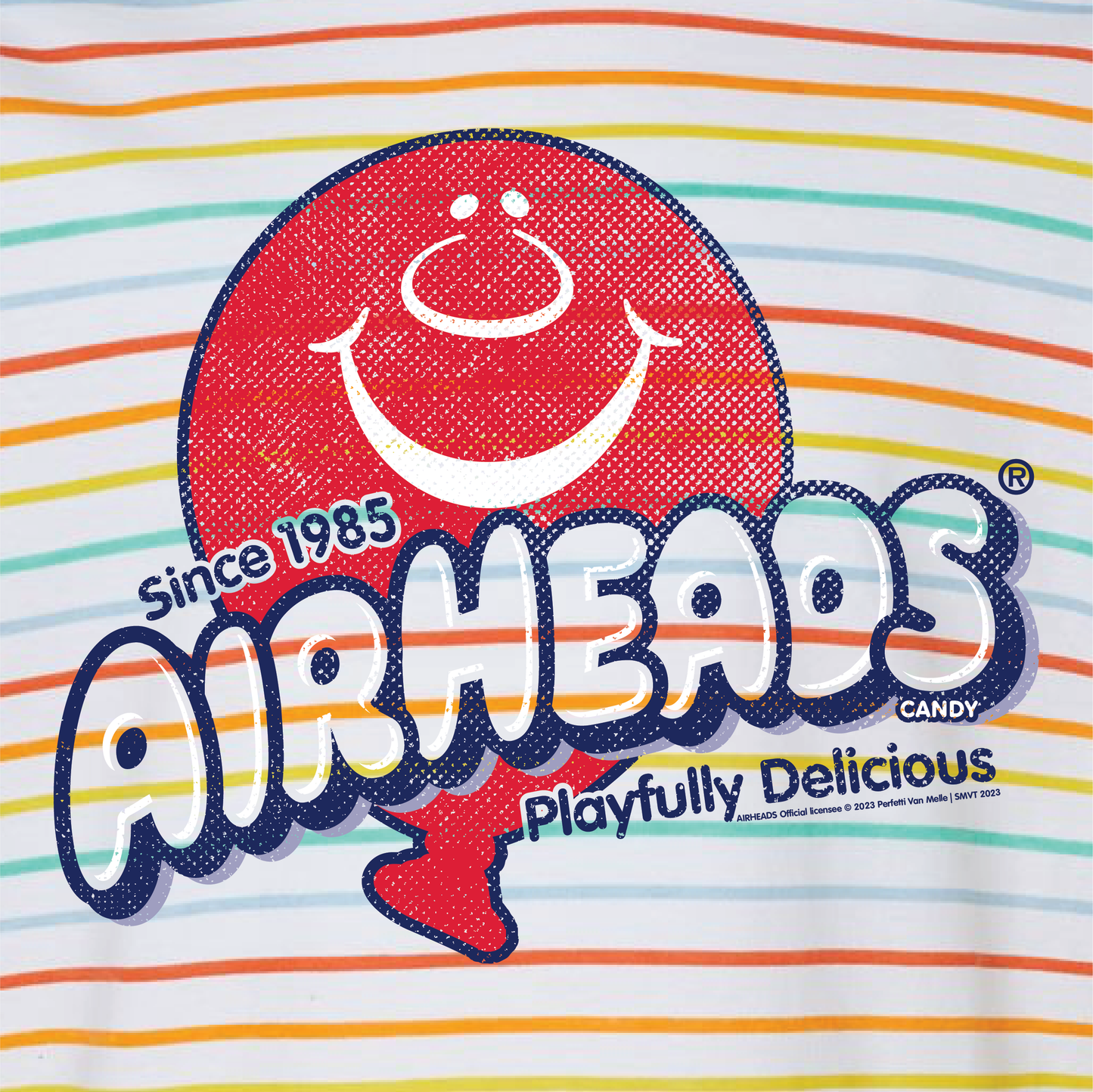 Toddler Airheads Playfully Delicious Striped Graphic Tee