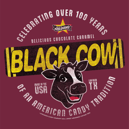 Black Cow Delicious Chocolate Caramel Tee