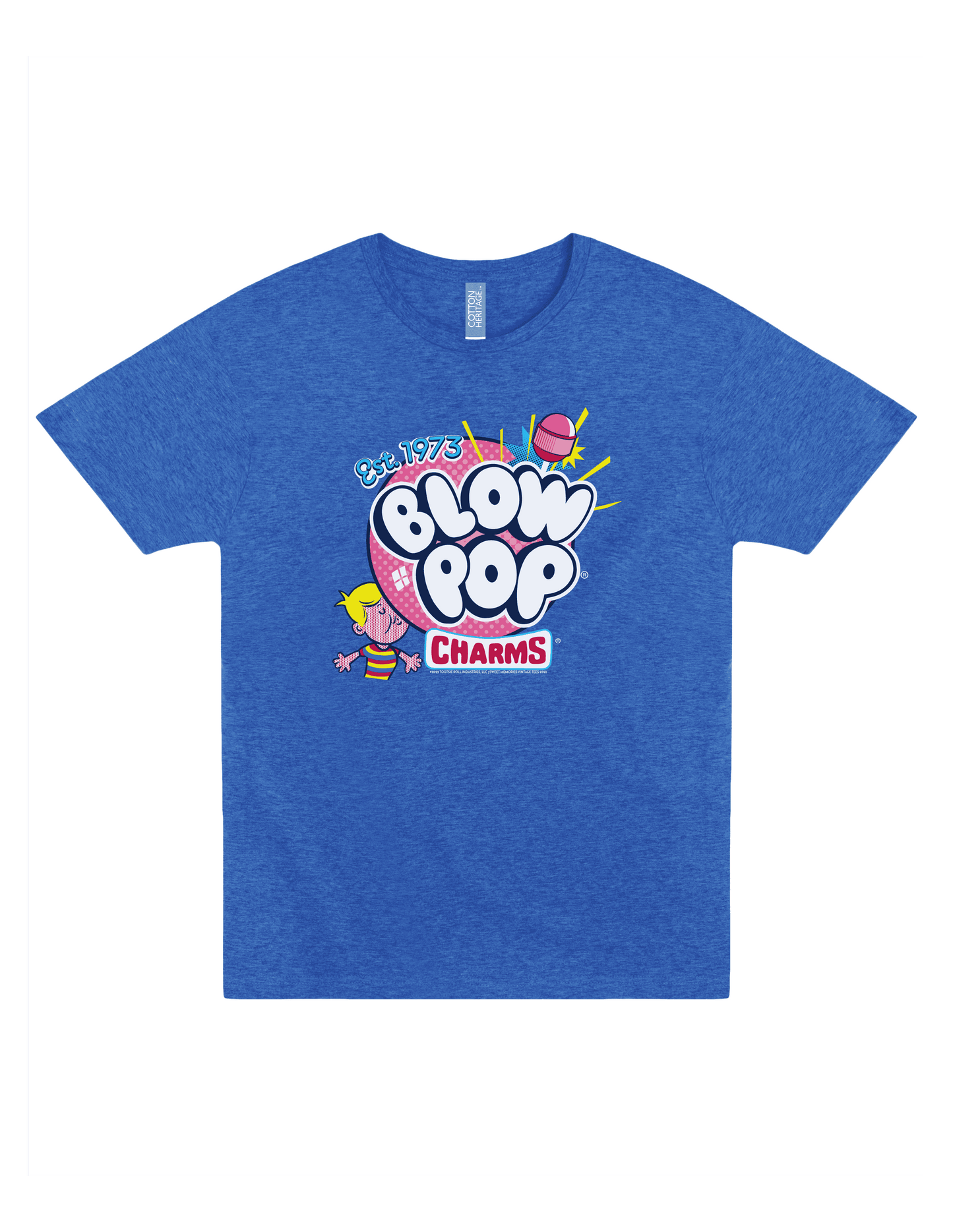 Blow POP Retro Charms Tee | Pop Art Inspired Vintage Unisex Shirt