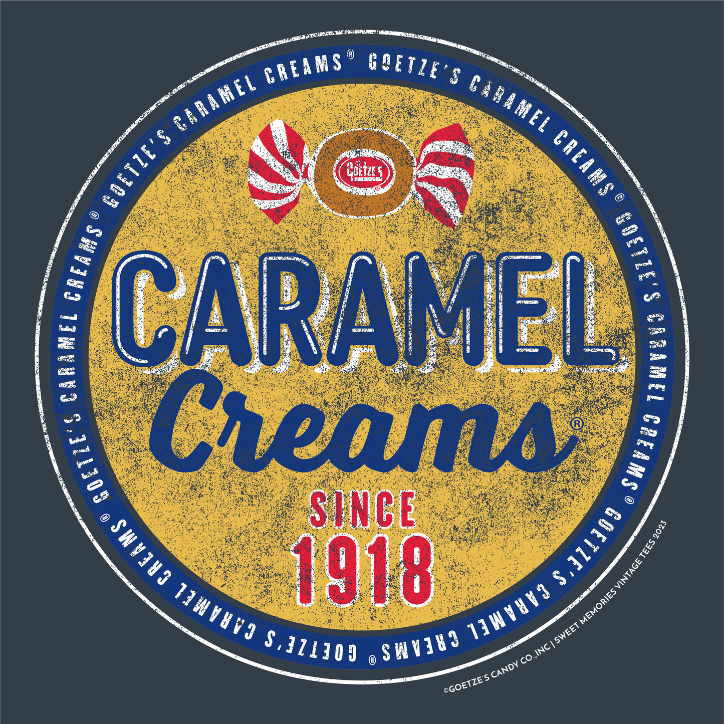 Goetze's Caramel Creams 1918 Tee