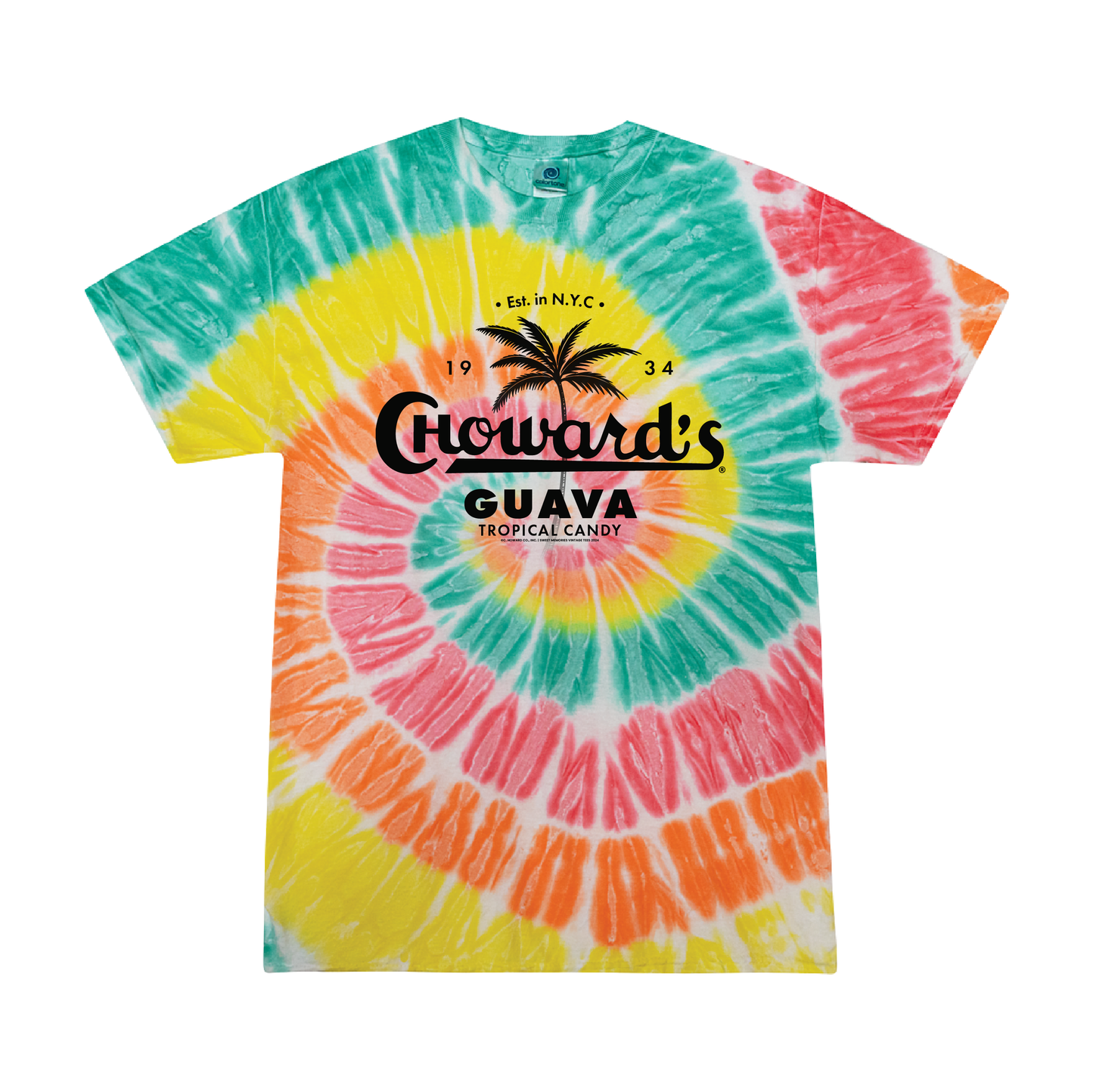 Choward's Guava Tropical Tie-Dye Tee