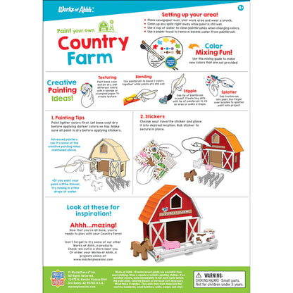 Country Farm Wood Paint Set