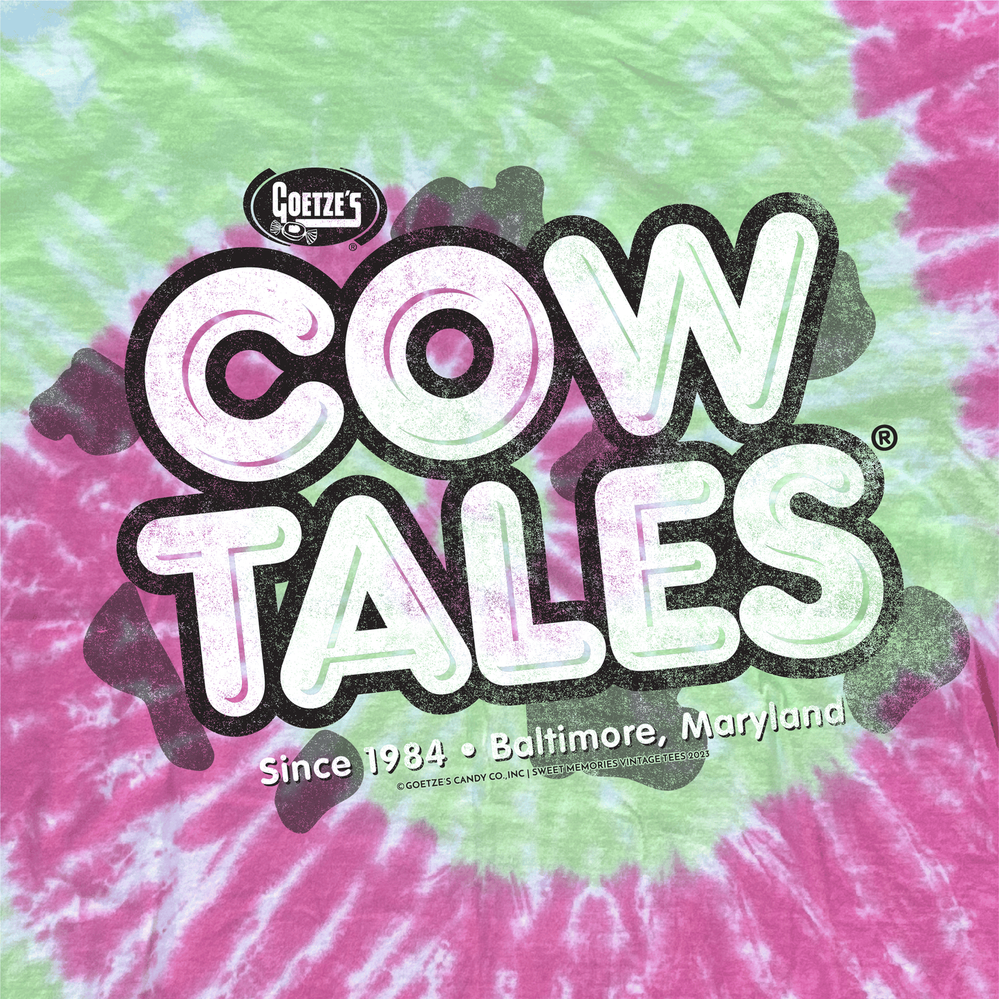 Goetze's Cow Tales Tie-Dye Tee