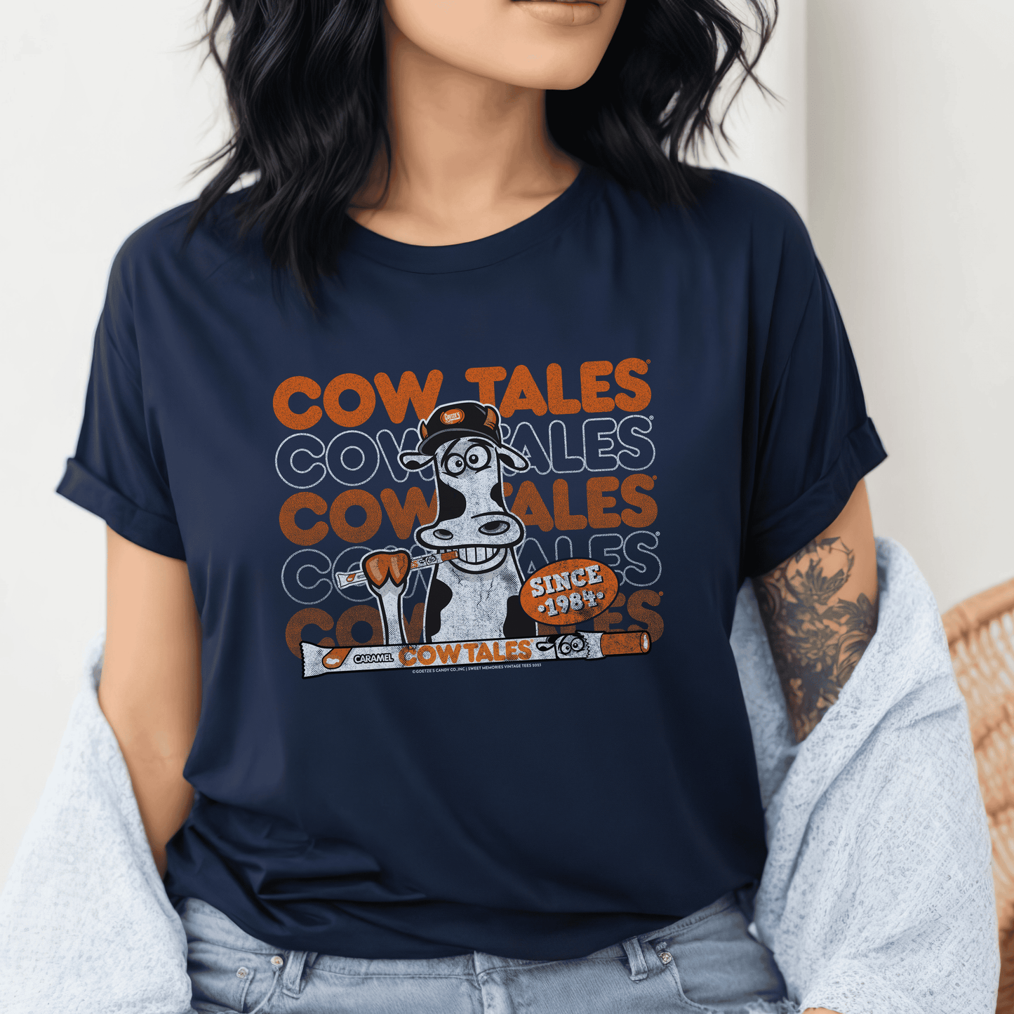 Goetze's Cow Tales Brand Colors Tee