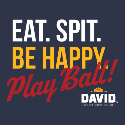 DAVID™ Eat. Spit. Be Happy. Play Ball! Tee