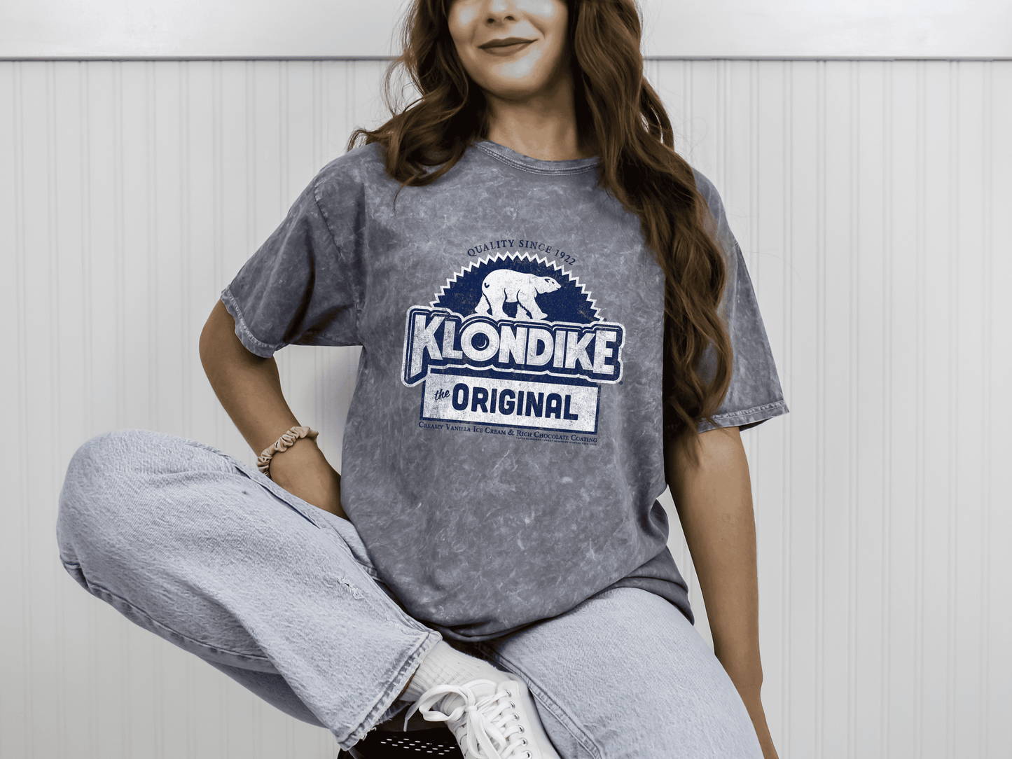 Klondike ® Foil Wrapper Since 1922 Unisex Mineral Wash Tee