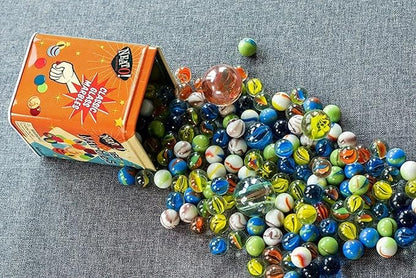 Neato! Marbles In A Tin Box