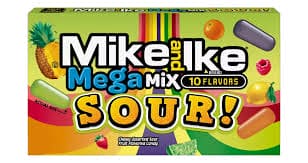 Mike & Ike Mega Mix Sour - 4.25oz Theater Box