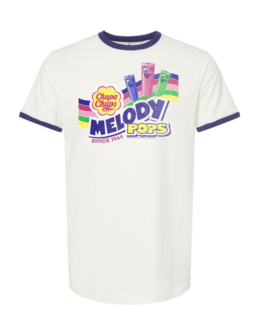 Chupa Chups Melody Pops '64 Retro Ringer Tee