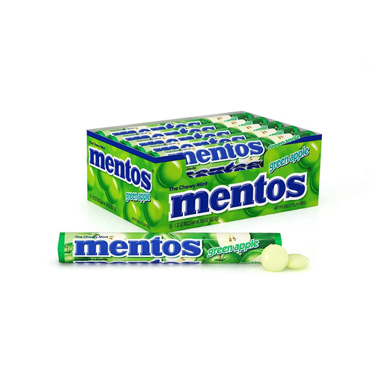 Mentos Green Apple Roll, 1.32oz