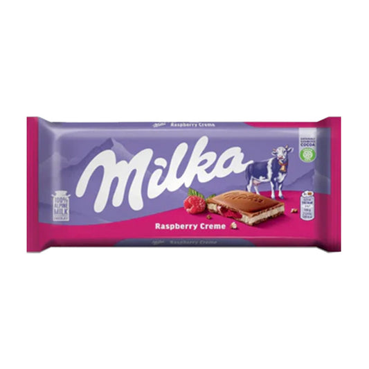 Milka Bar- Raspberry Cream 3.5oz