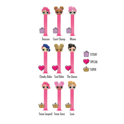 PEZ L.O.L Surprise Collection 2 (Mystery Doll) and Collection 3