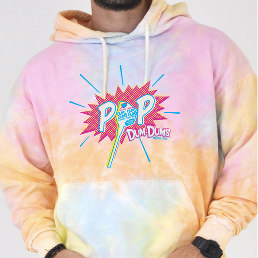 POP! Retro Dum Dums Tie-Dye Hoodie