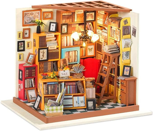 DIY Miniature House Kit: Sam's Study