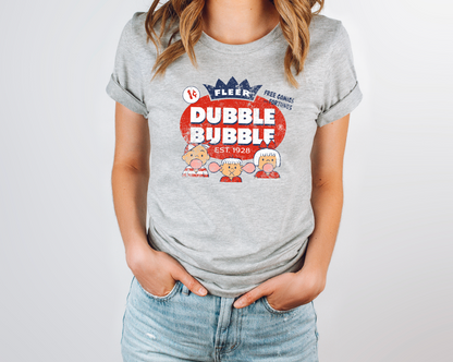 Dubble Bubble Fleer Free Comics & Fortunes Bubble Gum Tee