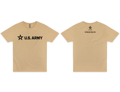 U.S. Army Logo Tee - Front & Back Print