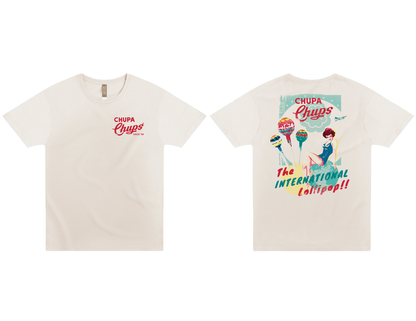 Chupa Chups Vintage International Lollipop Pin-Up Tee