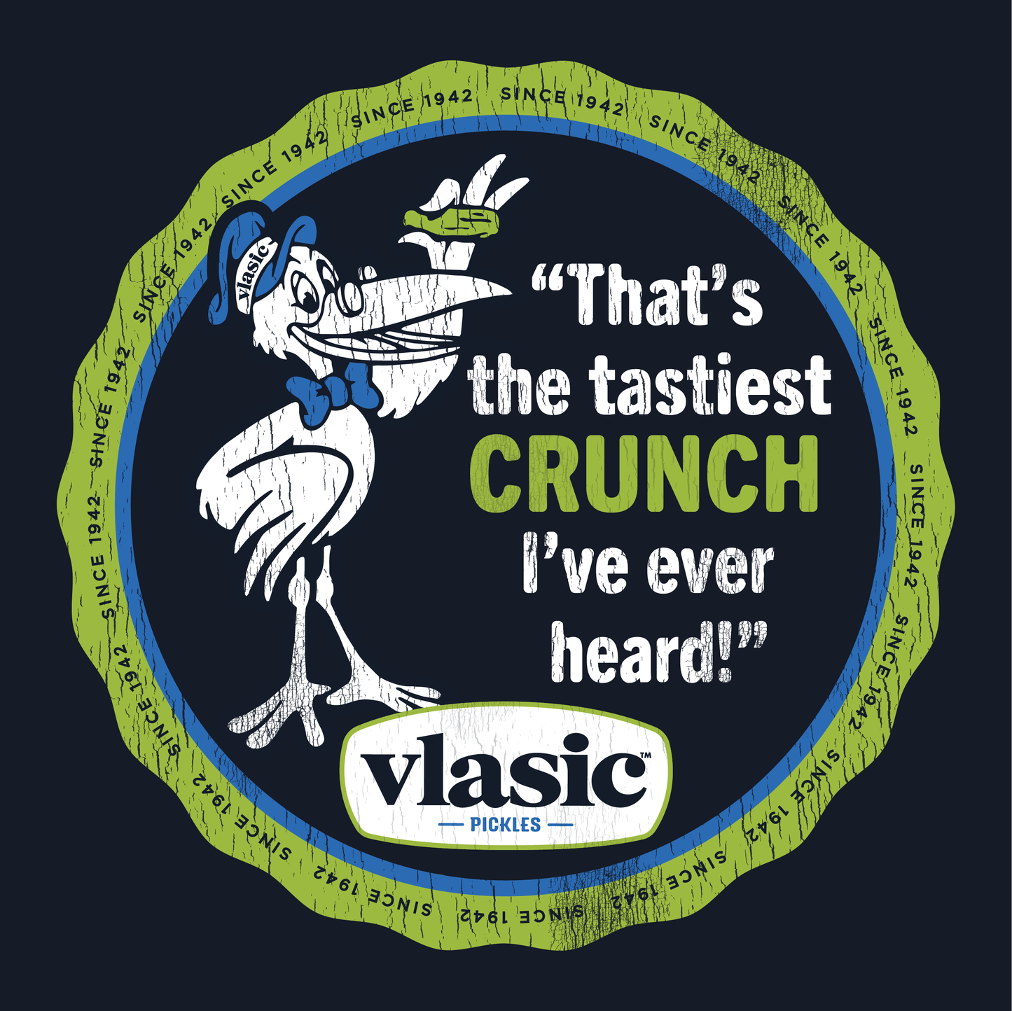 Vlasic® Pickles Tastiest Crunch Jar Lid Tee