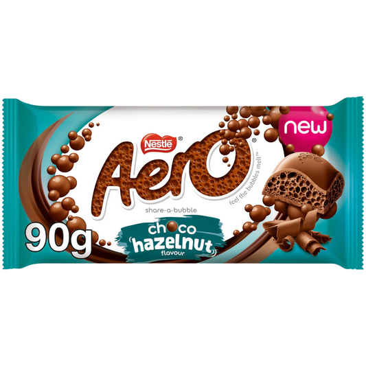 Aero Choco Hazelnut Share-A-Bubble Bar 3.17oz