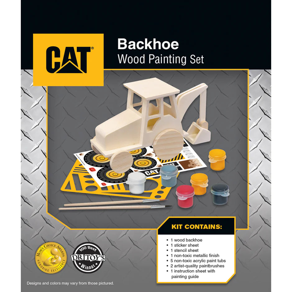 Caterpillar Backhoe Wood Paint Kit