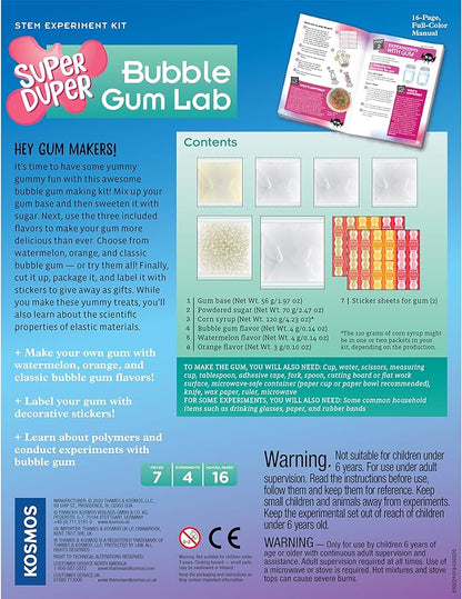 Super Duper Bubble Gum Lab