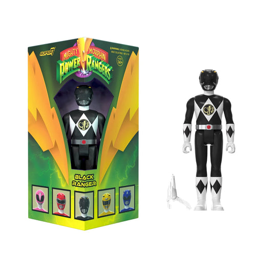 Mighty Morphin Power Rangers Reaction SDCC 2023- Black Ranger (Triangle Box) SDCC 2023