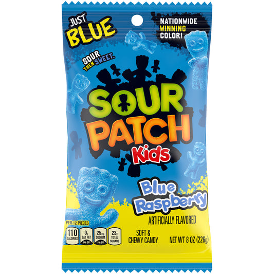 Sour Patch Kids Peg Bag- Blue Raspberry 8.02oz