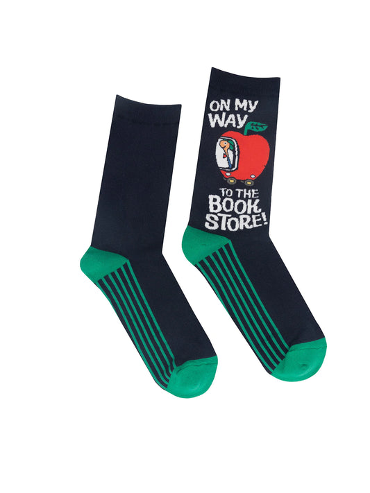 Richard Scarry On My Way To The Bookstore Socks