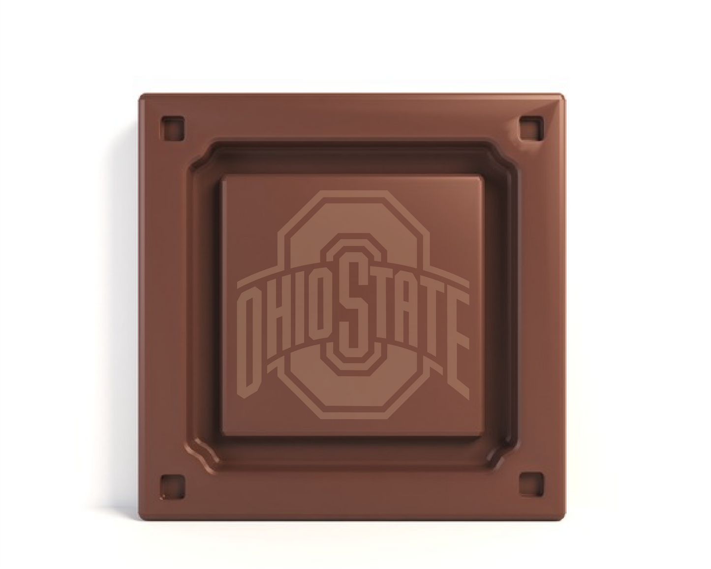 Ohio State Buckeyes Embossed Chocolate Bar