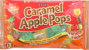 Tootsie Halloween Caramel Apple Orchard Pops 12.7oz Bag