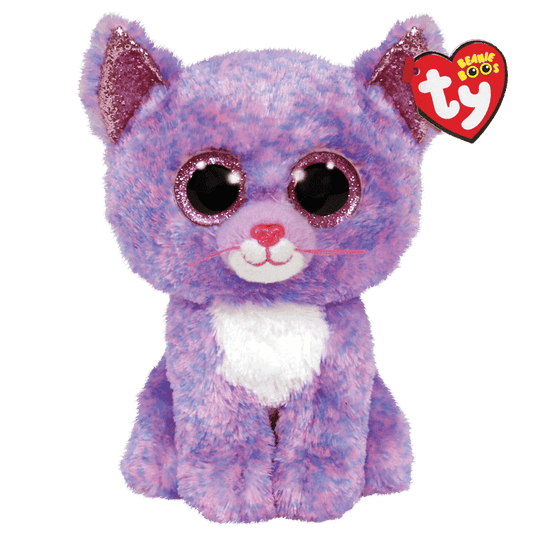 Beanie Babies: Cassidy Cat Lavender Regular