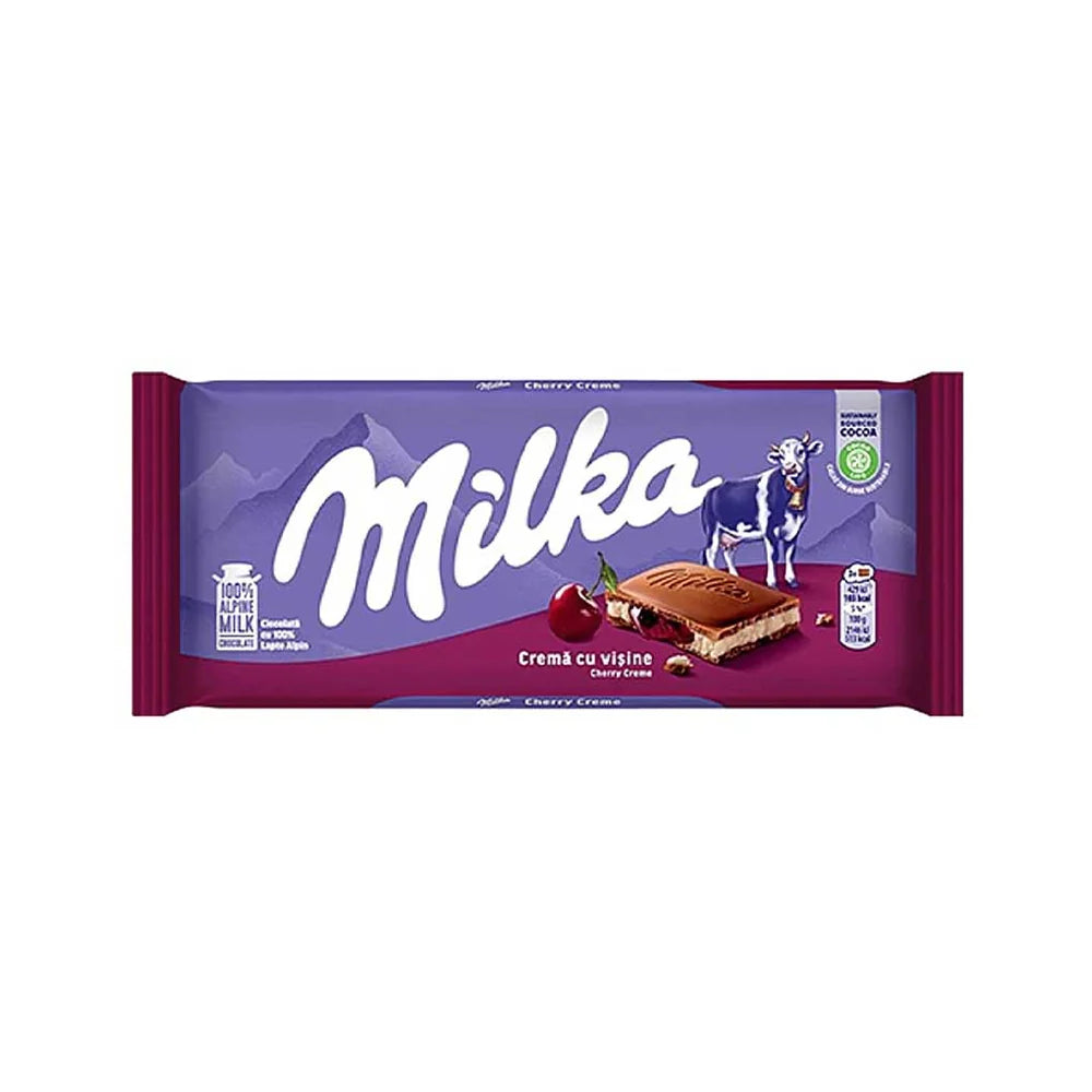 Milka Bar- Cherry Cream 3.5oz