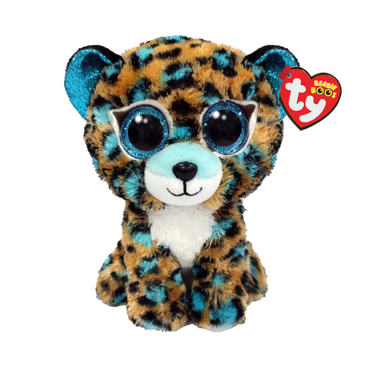 Beanie Babies: Cobalt Leopard Blue