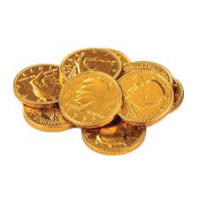 Fort Knox Gold Coins 1.5" Milk Chocolate (Individual)