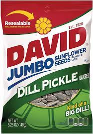 DAVID Sunflower Seeds Dill 5.25oz