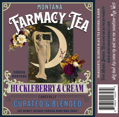 Vintage Moon Huckleberry and Cream Tea  Mountain Huckleberry