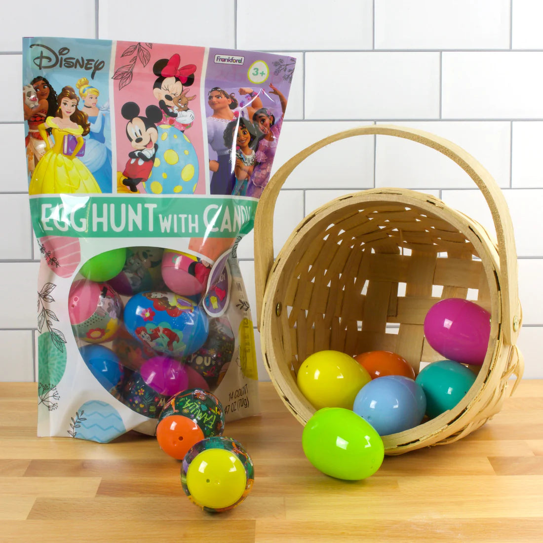 Asst. Disney Plastic Egg Hunt Bag 2.47oz