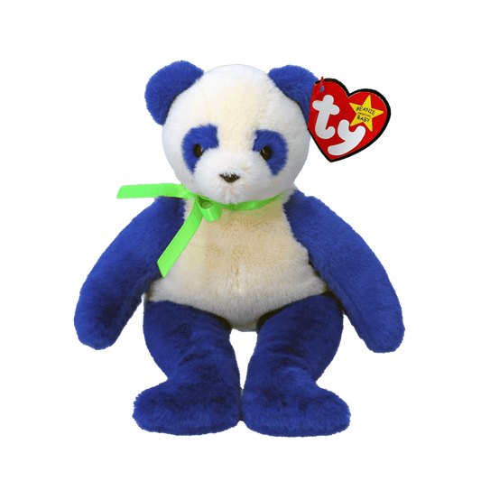 Beanie Babies: Domino Blue and White Panda Regular