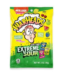 Warheads Extremely Sour Hard Candy 2oz